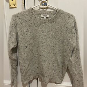 Madewell 100% Cashmere Waffle Crewneck Sweater